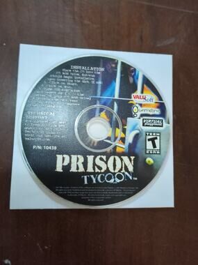Prison Tycoon - 2005 Big Man Big House . PC / CD-Rom Simulation Game - Disc Only